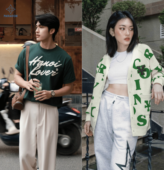 Local brand áo thun in hình