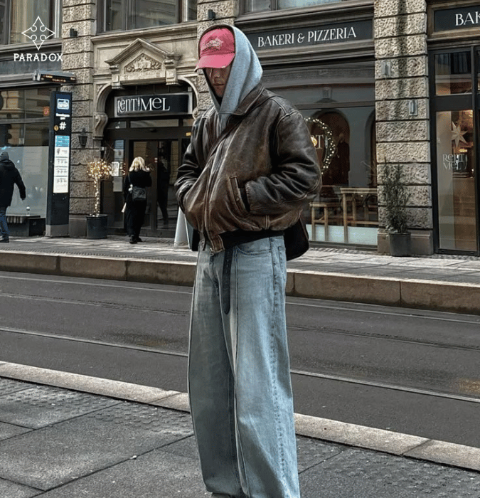 Phối đồ với áo khoác bomber cho nam - áo hoodie