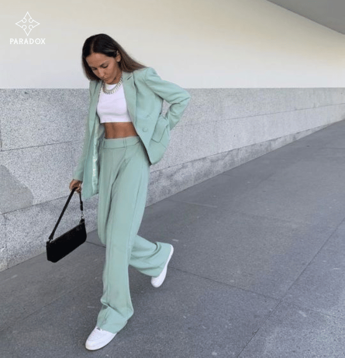 Phối đồ với màu xanh mint - màu ton sur ton