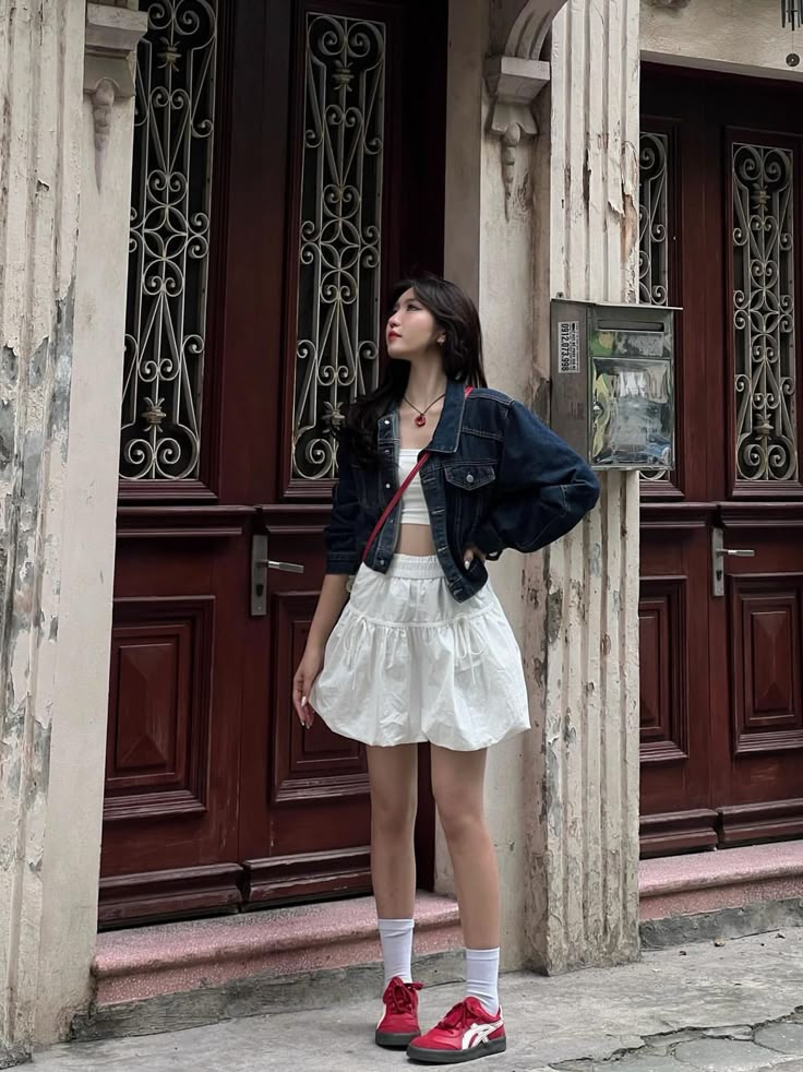 áo khoác croptop nữ