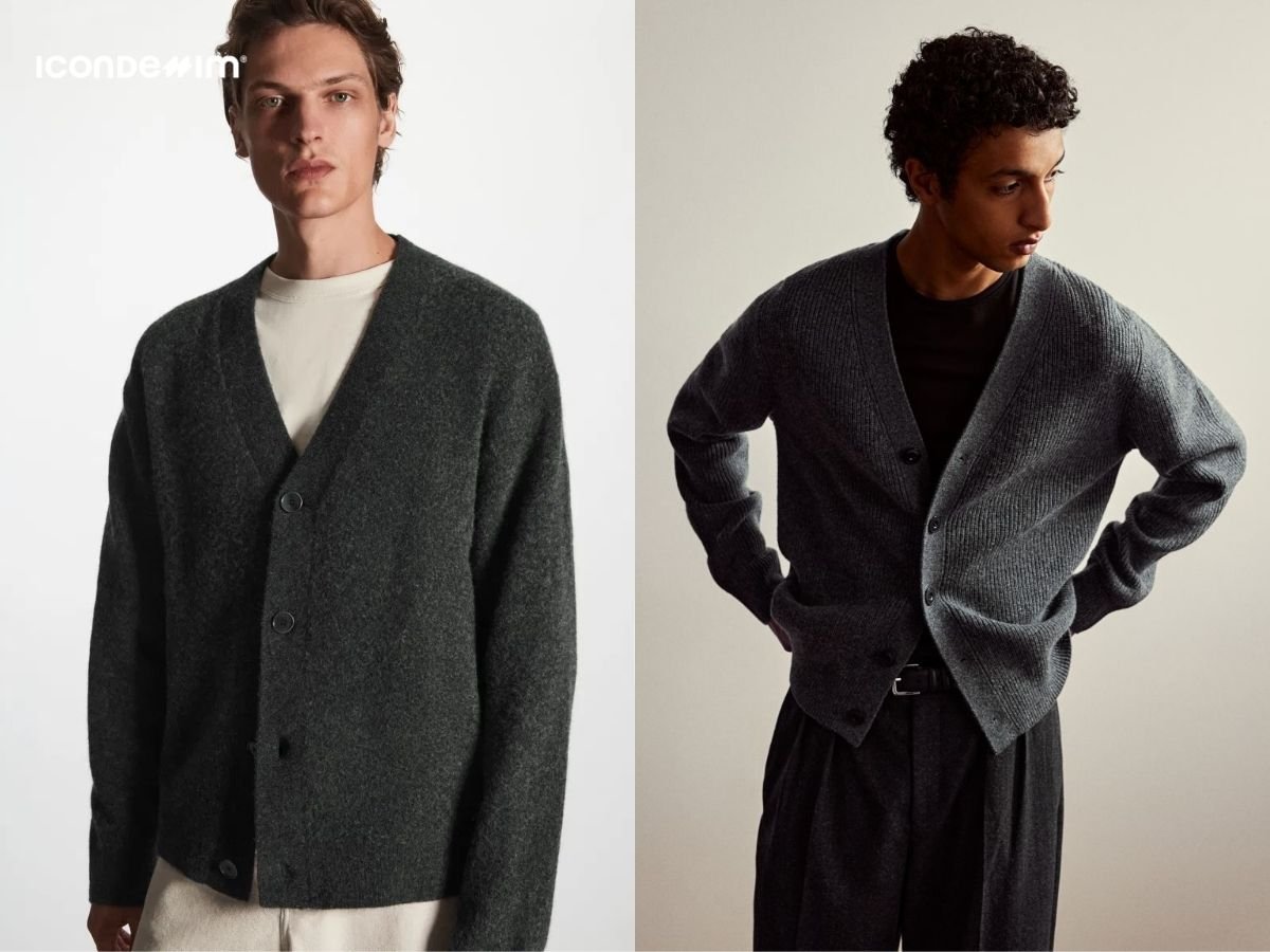 Áo cardigan màu trầm tôn lên vẻ đẹp lịch lãm và cuốn hút