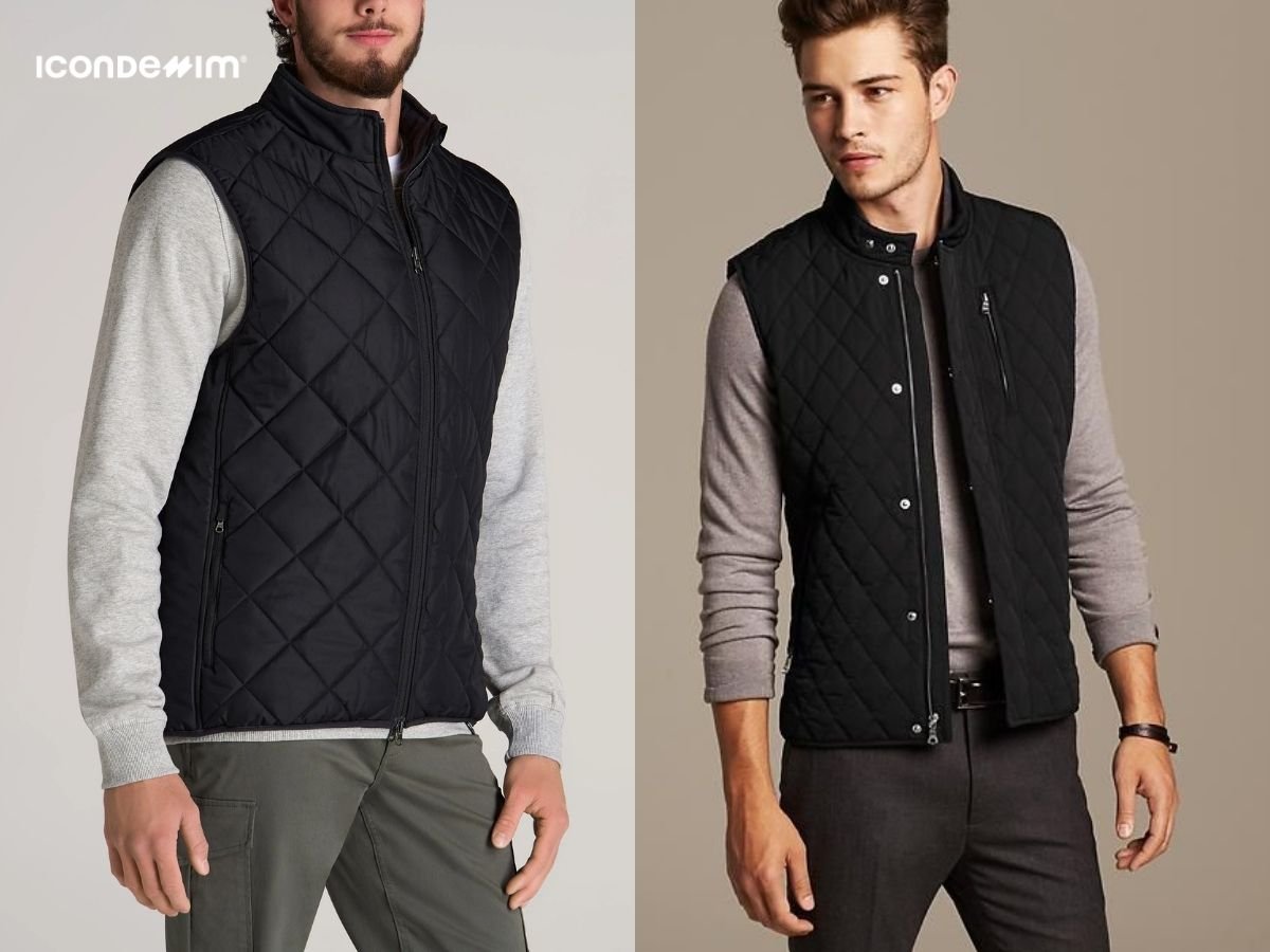 Áo gile chần bông