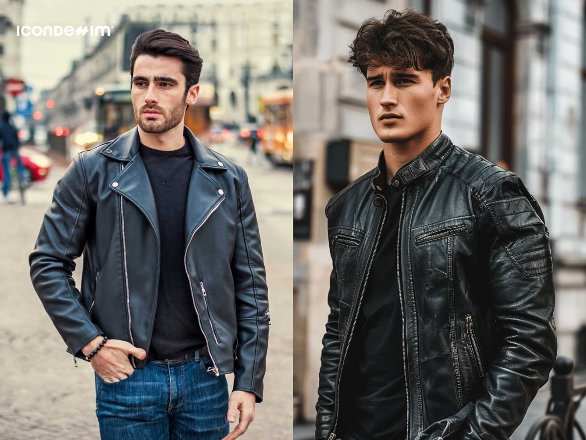 Áo khoác da giúp toát lên phong thái lịch lãm, cuốn hút