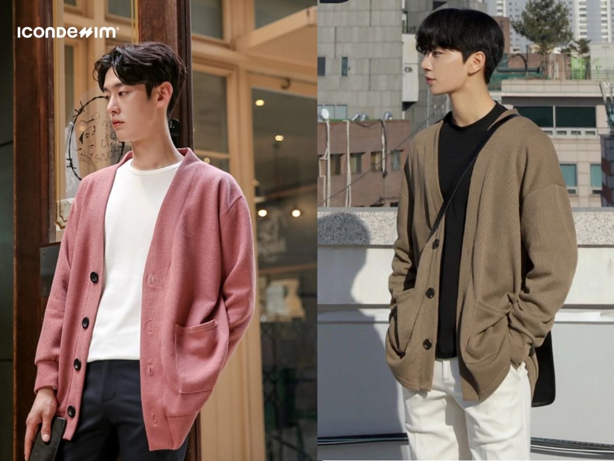 Áo len cardigan thể hiện vẻ đẹp thanh lịch