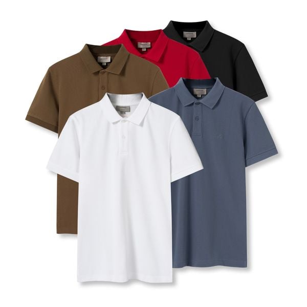 Áo Polo Nam Họa Tiết In Logo Mark Form Regular