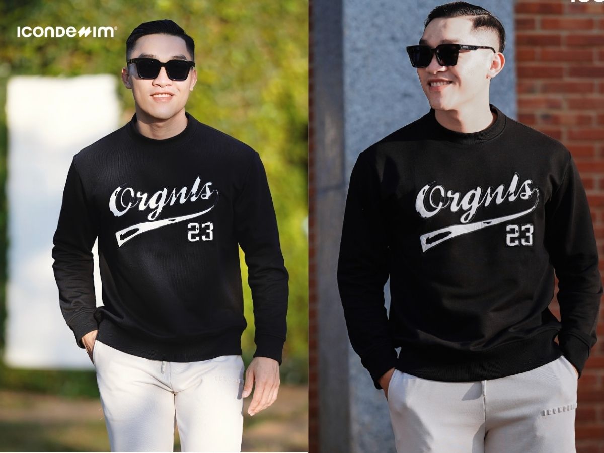 Áo Sweater là loại áo giữ ấm, chui đầu, không mũ