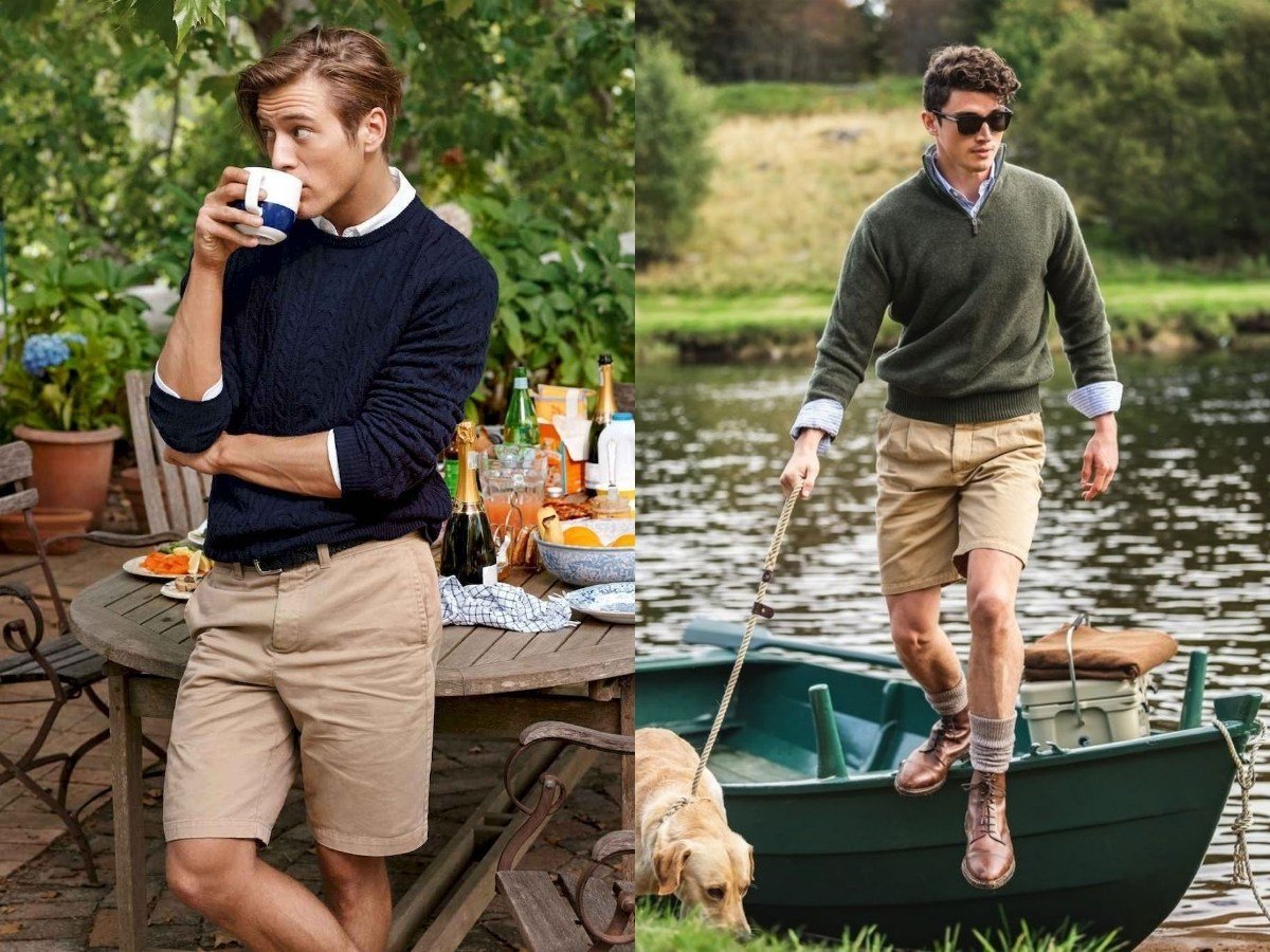 Áo Sweater trong phong cách Preppy