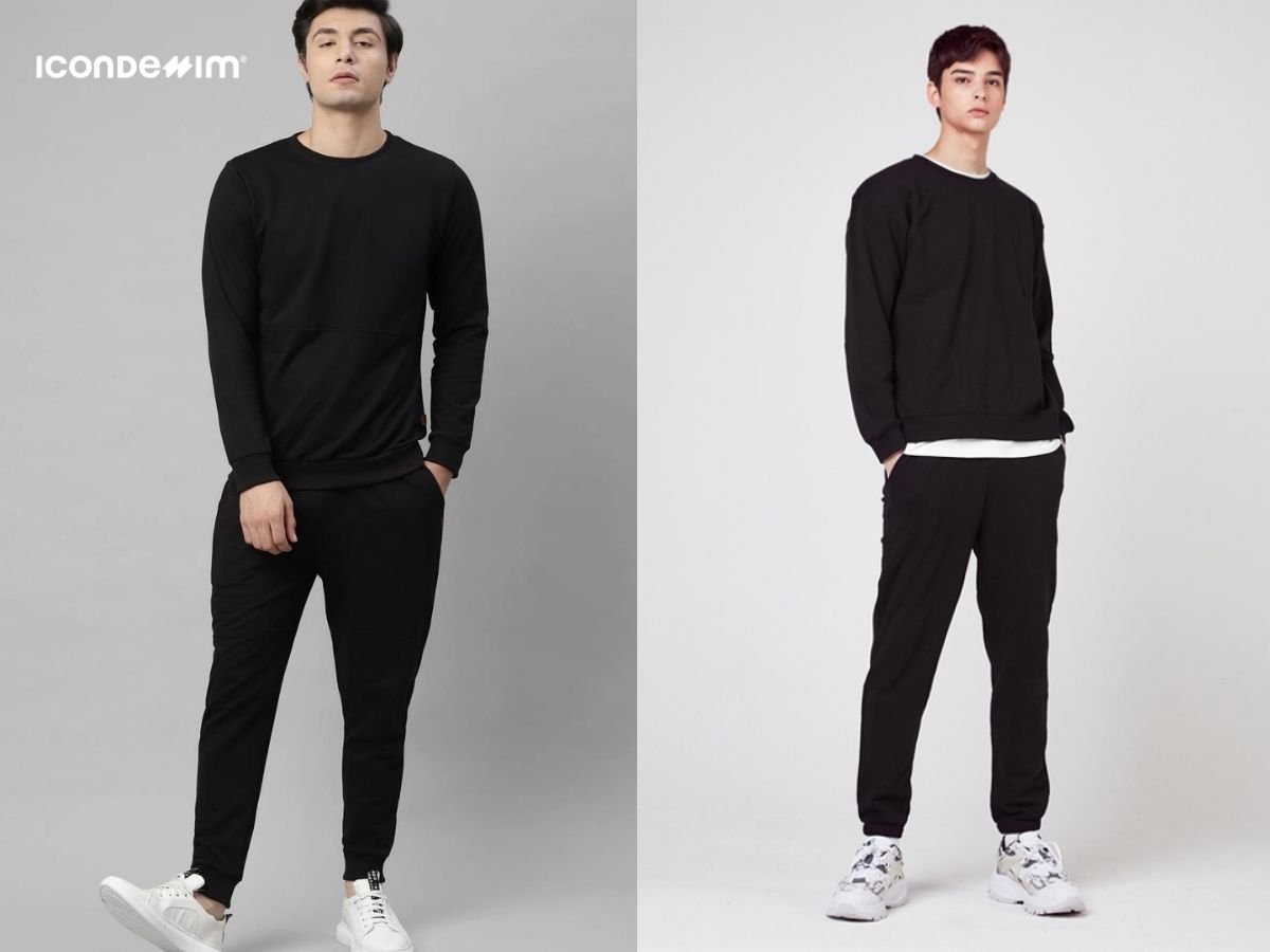 Kết hợp sweatshirt với quần jogger