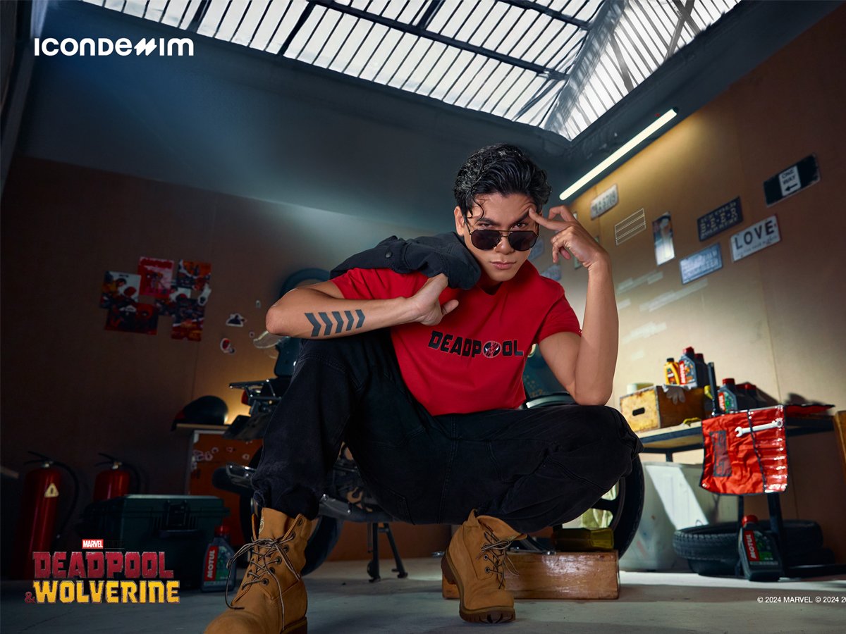 Áo Thun Nam Marvel Deadpool Signature Form Regular