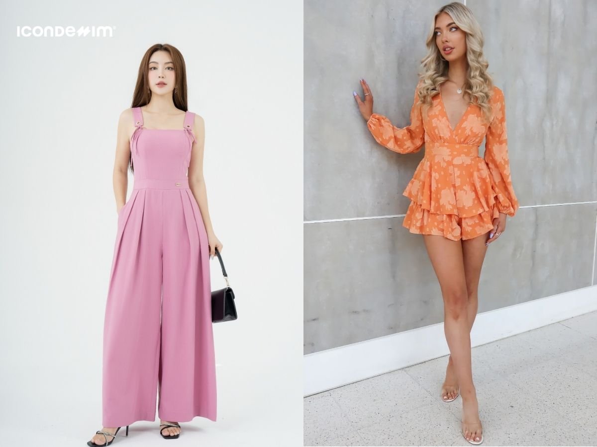 Jumpsuit hoặc playsuit toát lên sự hiện đại, sang chảnh