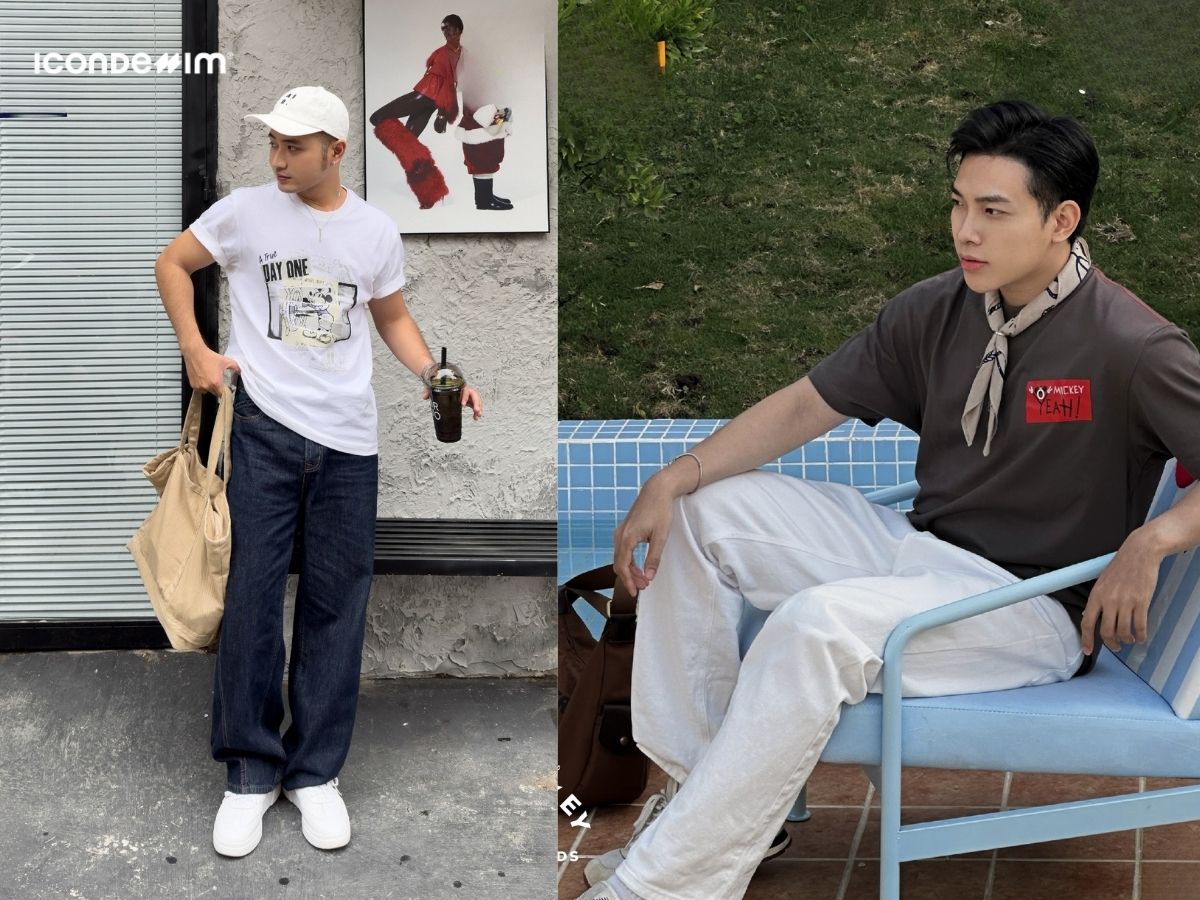 Baggy jeans, áo oversized