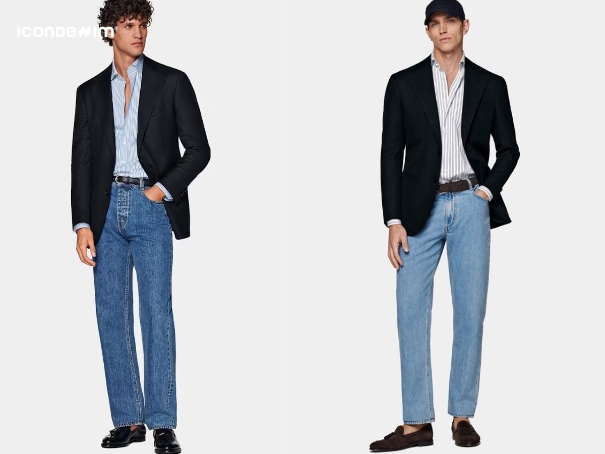 Áo blazer kết hợp jeans - Summer Nautical
