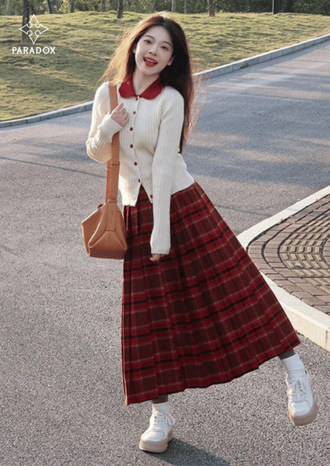 Đôi nét về chân váy len dài