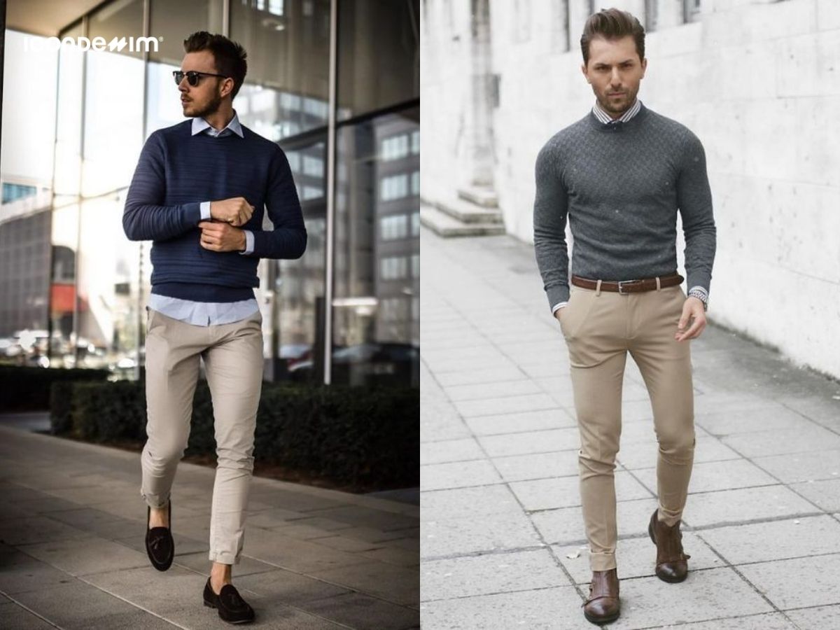 Phối áo jumper với phụ kiện