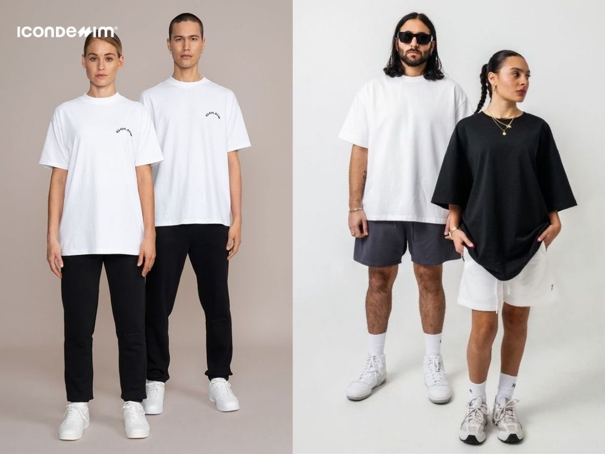 Diện đồ unisex với áo thun oversized