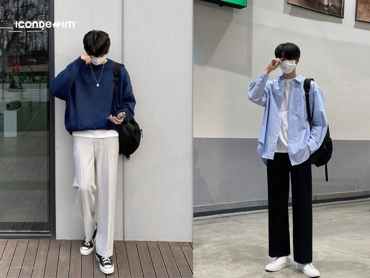 Một outfit layering lý tưởng là phối khoảng 2 - 3 lớp