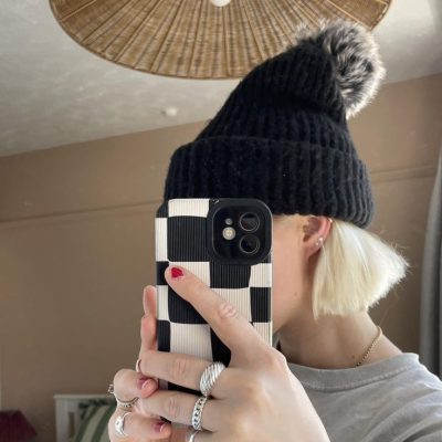 phối đồ với mũ beanie
