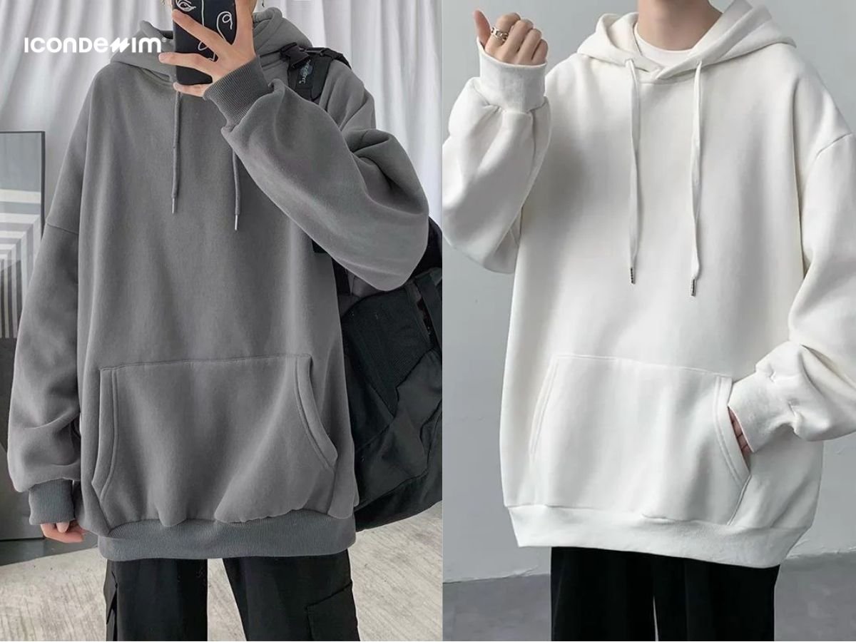 Áo hoodie form rộng mang đậm cá tính đường phố, cool ngầu