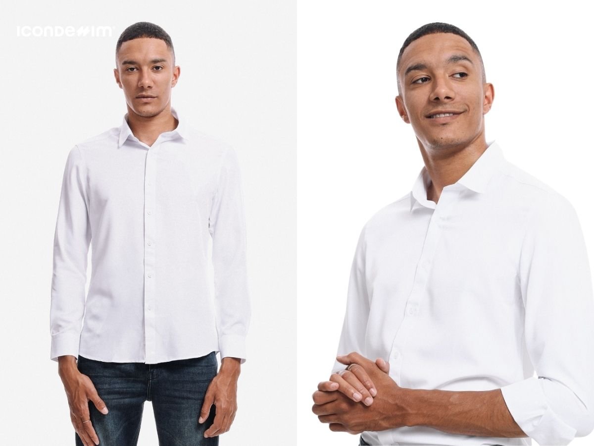 Áo sơ mi trắng thể hiện sự thanh lịch và tinh tế