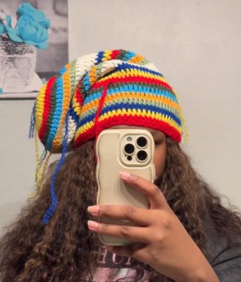 phối đồ với mũ beanie