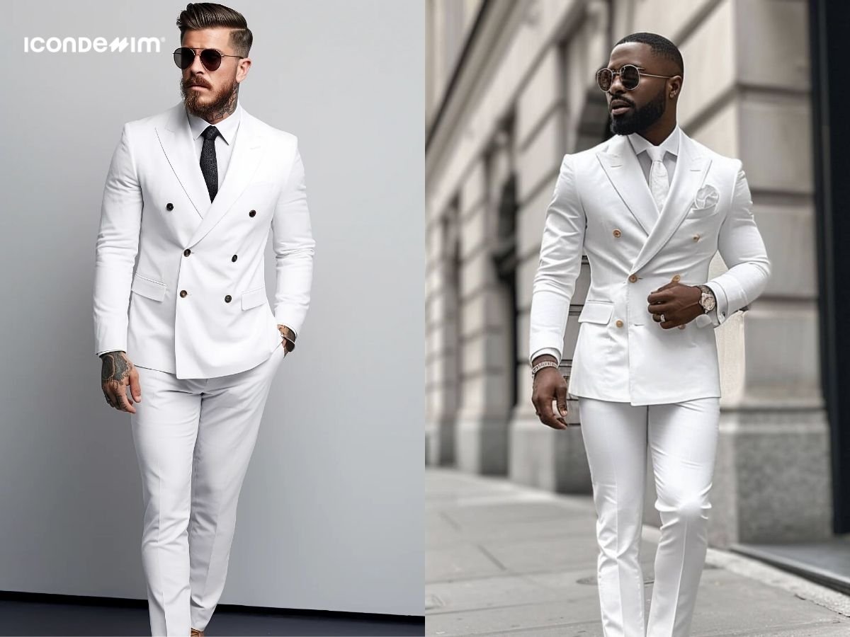 Diện cả bộ suit trắng cho những dịp quan trọng