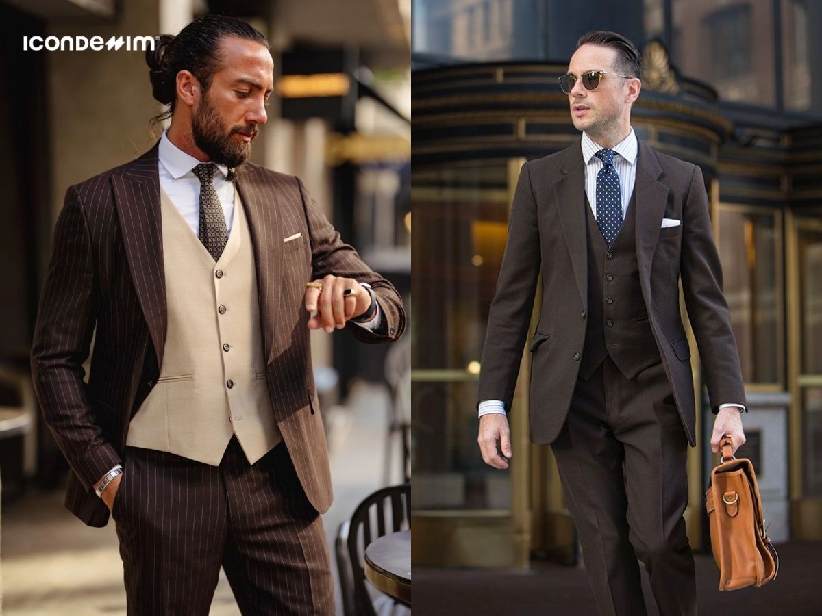 Phối đồ với áo gile nam layer nhiều lớp