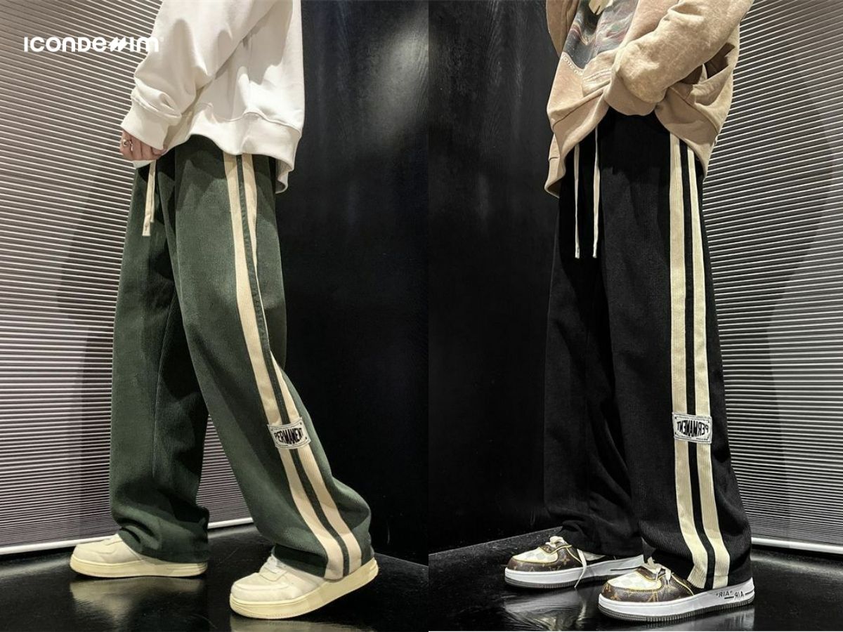 Nam diện quần kẻ sọc giúp kéo dài đôi chân