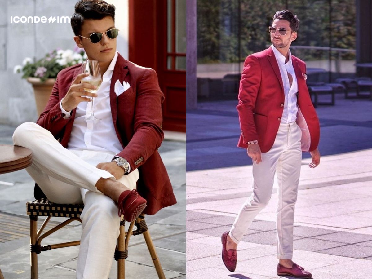 Màu đỏ và màu trắng tạo nét đẹp nhẹ nhàng, tinh tế