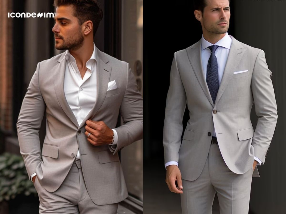 Màu ghi sáng có thể kết hợp với cả tông trầm và tông sáng