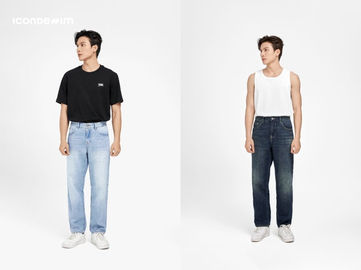 Bảng size quần jeans nam theo cân nặng và chiều cao