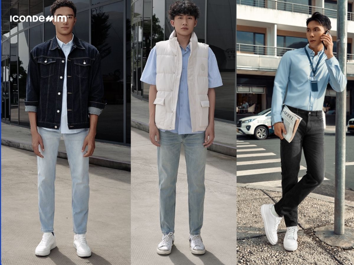 Chọn quần jeans có tông màu trung tính đi đám cưới