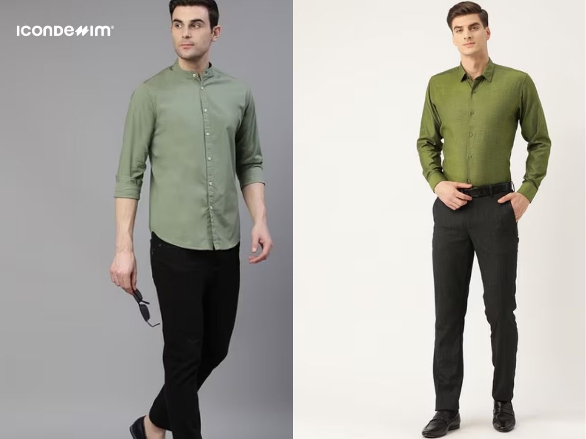 Nam da trắng nên mặc áo xanh rêu