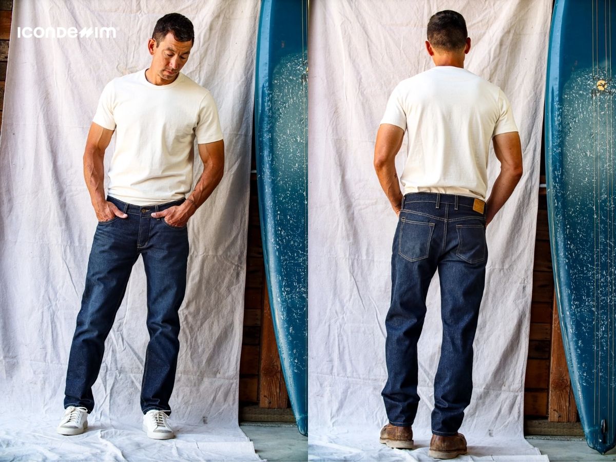 Nam đùi to nên mặc quần jeans