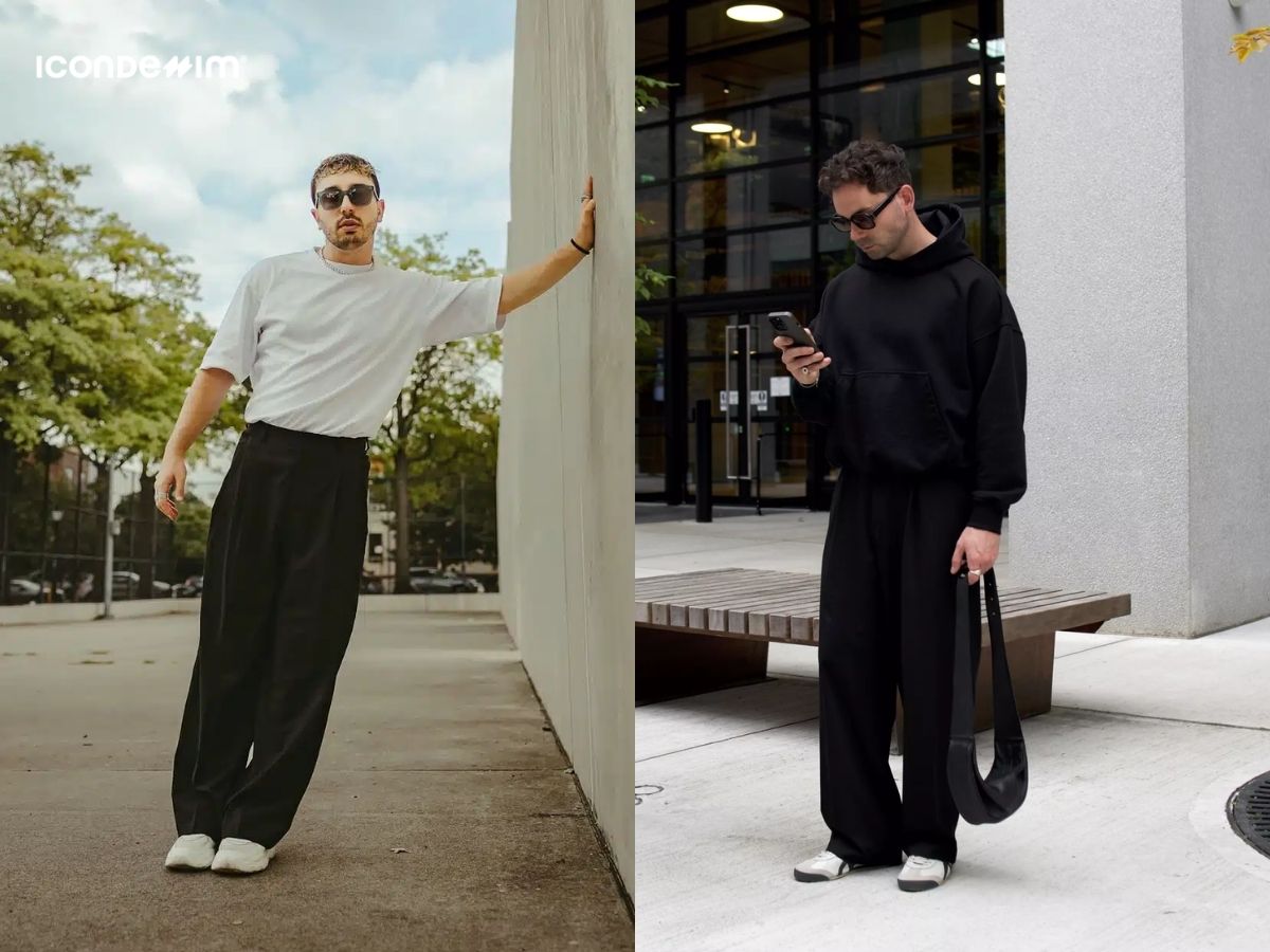 nam-lun-co-the-mac-quan-ong-rong_611a194614c8407684240939e06c58c2 Nam lùn có thể mặc quần ống rộng nếu mix and match hợp lý