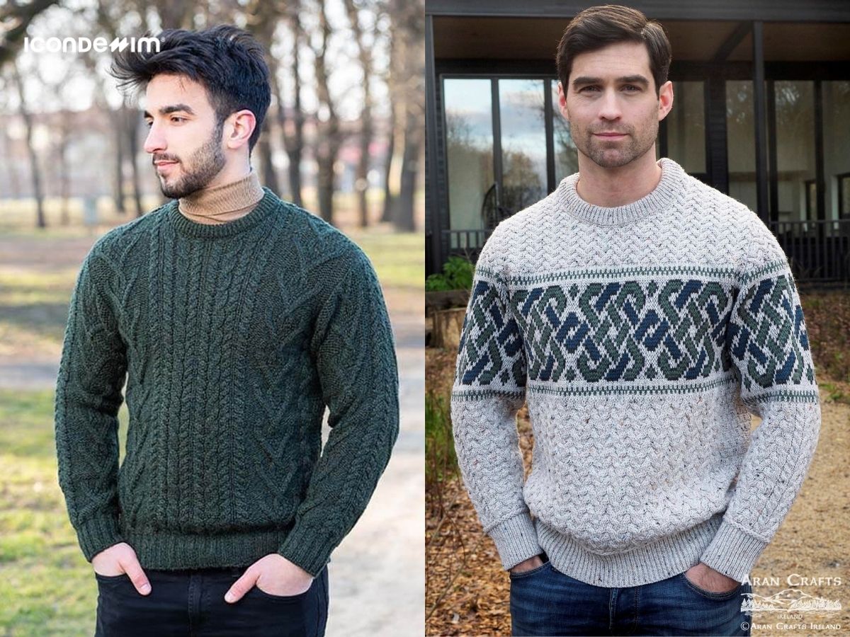 Nam phối đồ với áo len toát lên phong cách cổ điển, lịch lãm