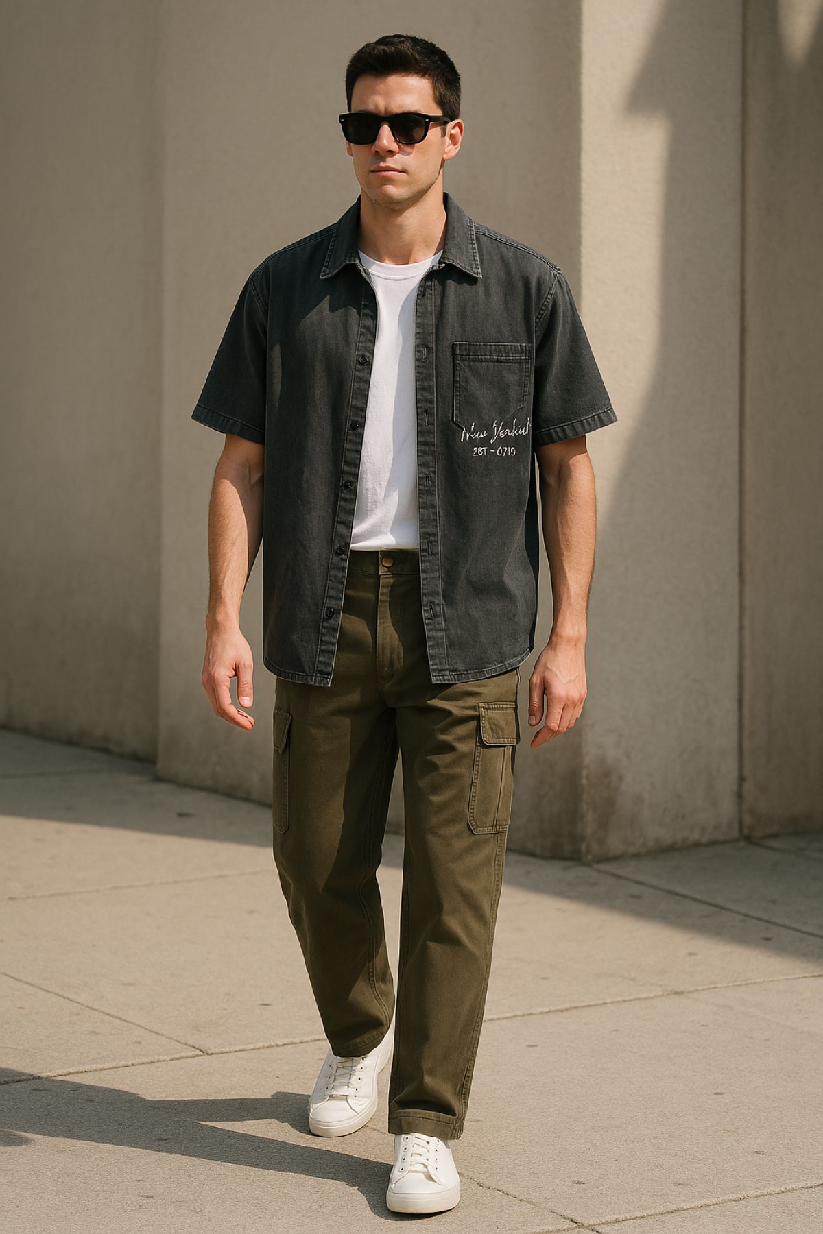 nam-tui-hop-phoi-cung-ao-khoac-denim_9e371a1966ea4f349a26797dd4cc597c Quần nam túi hộp phối cùng áo sơ mi denim In Charm N.Y.C