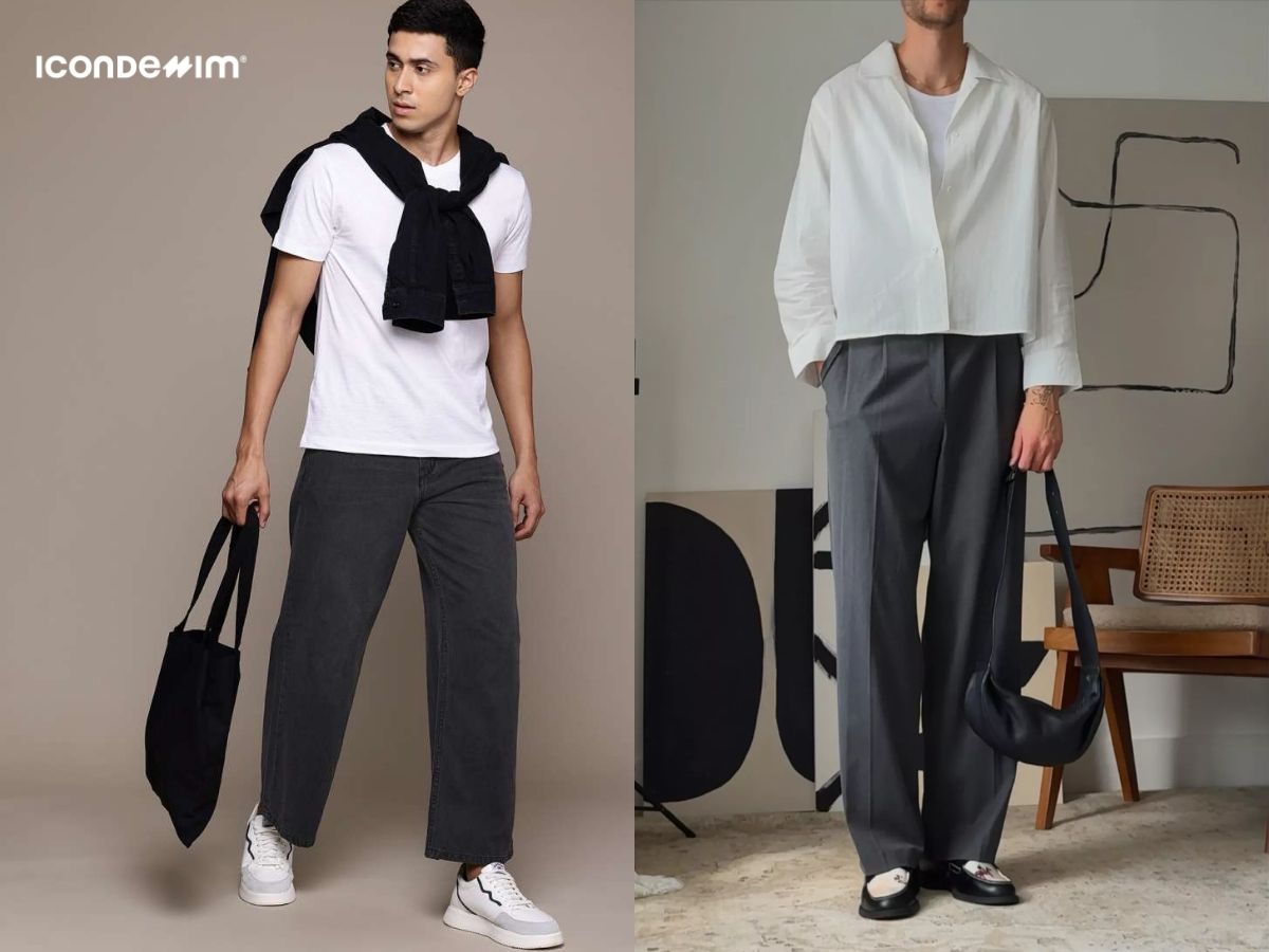 ng-cho-nam-lun-voi-ao-thun-hoac-so-mi_f4b6fecf453c45418d11d4dba102c783 Phối đồ quần ống rộng cho nam lùn với áo thun hoặc áo sơ mi