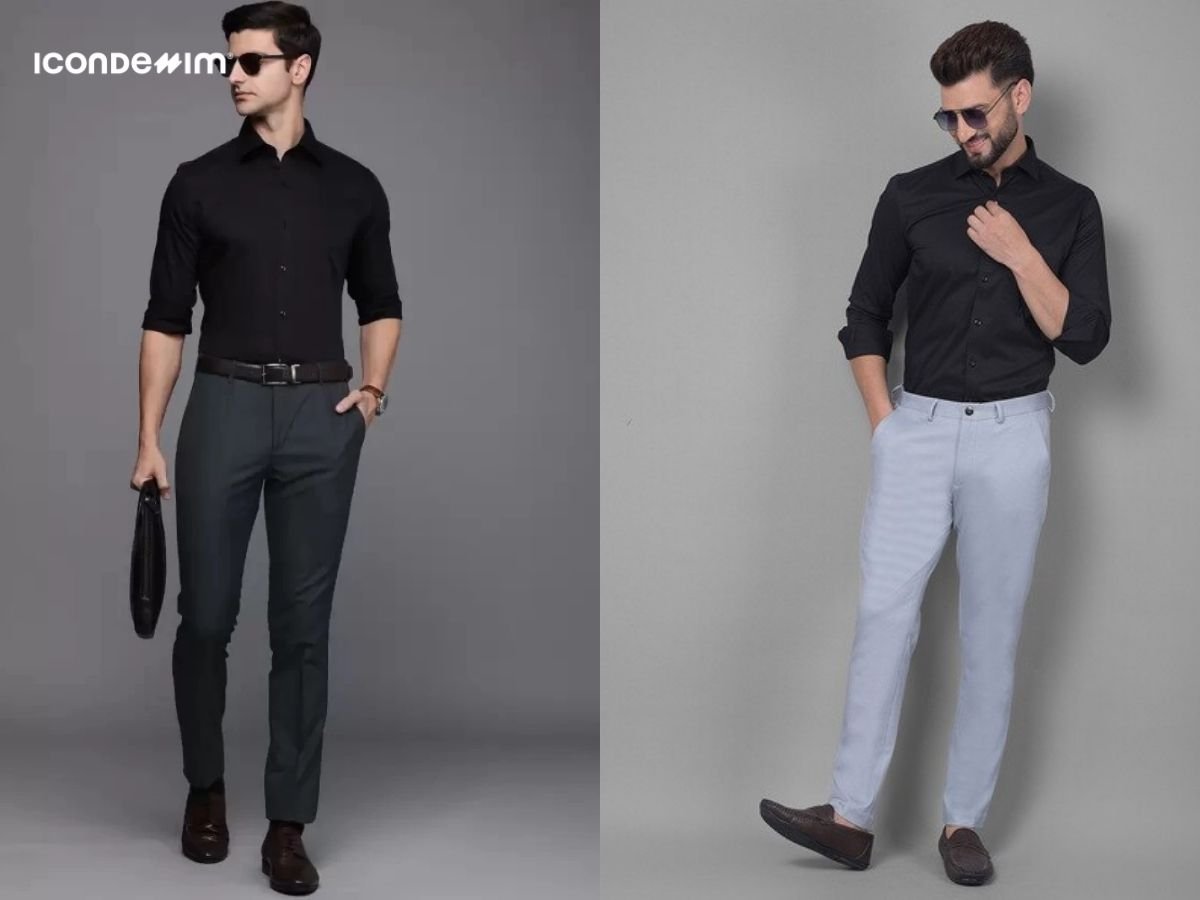 Đôi giày da bóng sang trọng, hoàn thiện set đồ gangster