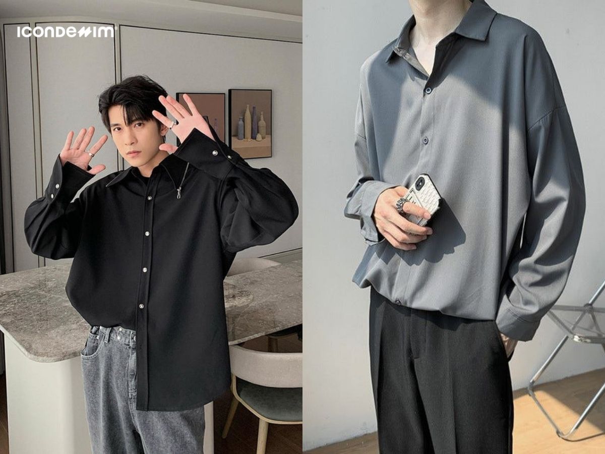 Áo sơ mi form rộng