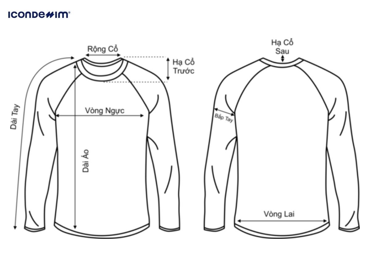 Form áo hay còn gọi là kích thước của áo