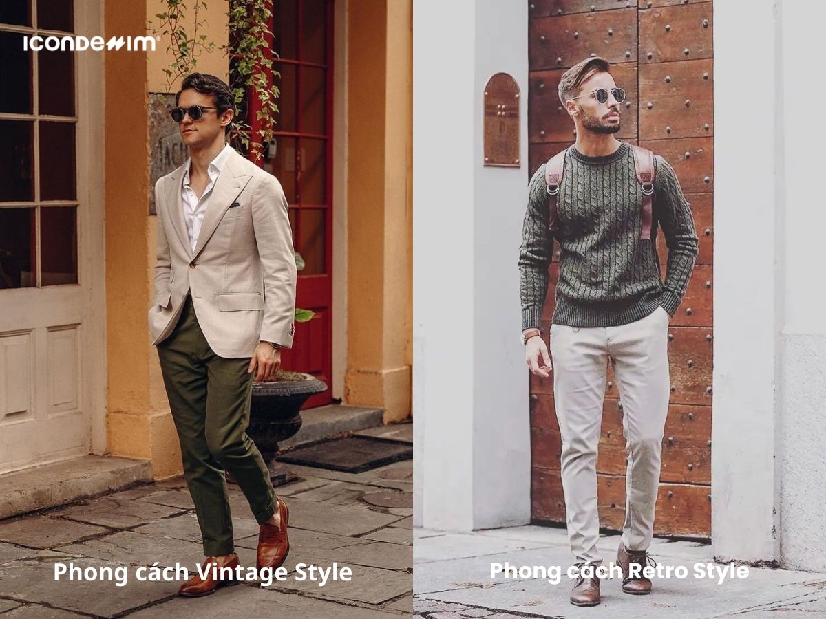 Phong cách Vintage Style và Retro Style