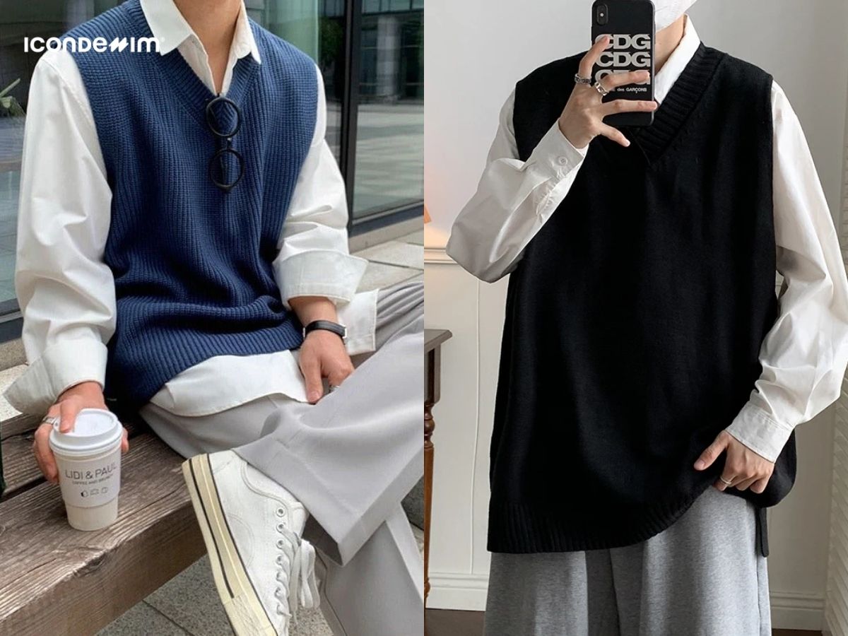 phoi-ao-gile-len-voi-ao-so-mi_1217e9c318964ae68af06ef2f6357f98 Phối đồ nam cho chuyến đi Đà Lạt với áo gile len với áo sơ mi