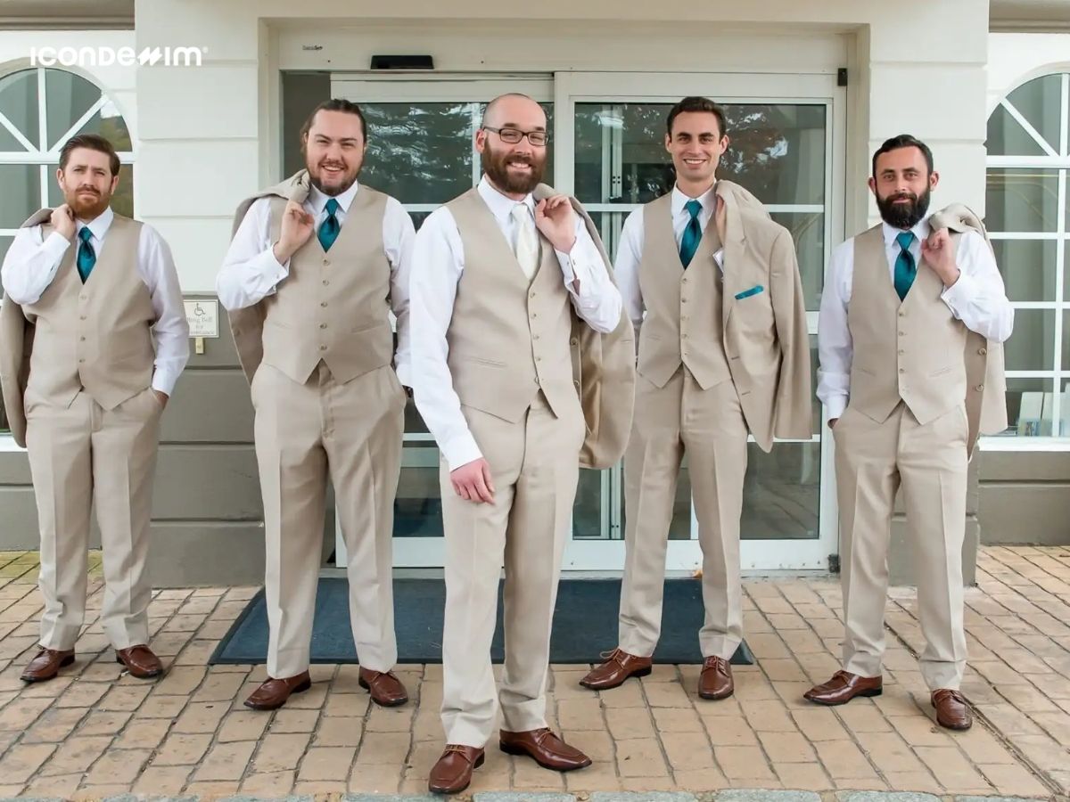 Phối áo gile vest và quần chinos