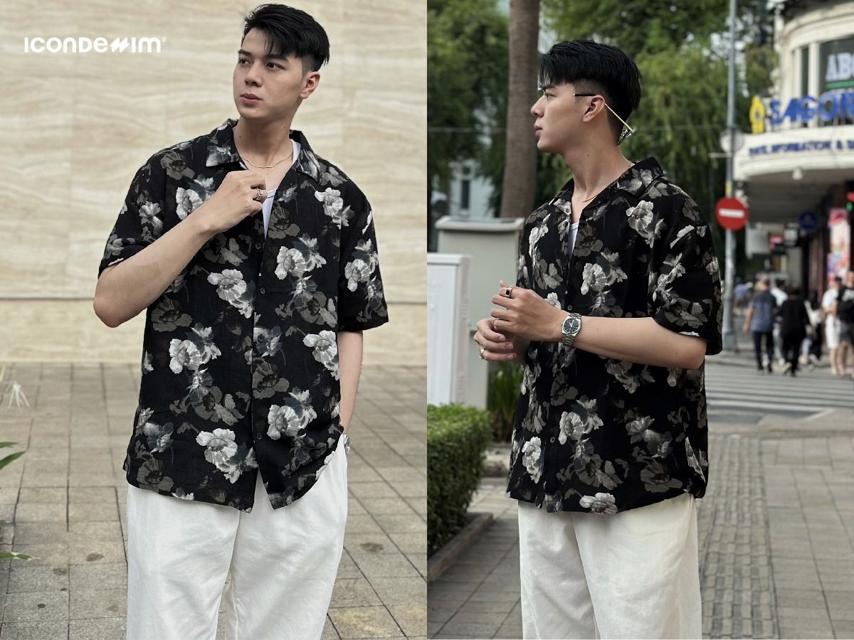 Phối đồ áo sơ mi tay ngắn