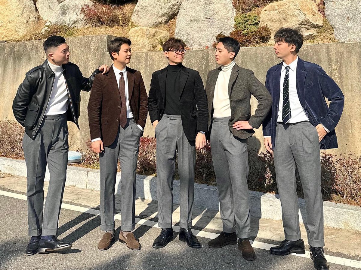 Áo vest blazer phối với quần tây