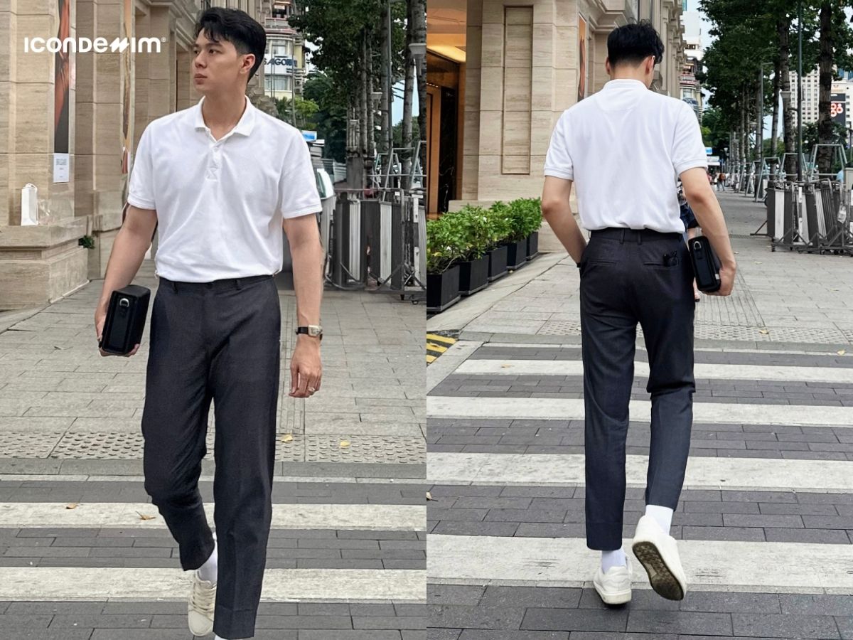 Phối đồ với gam màu tối và sáng