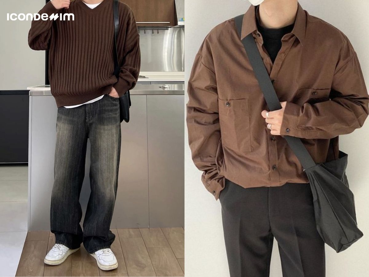 phoi-do-quan-xam-ao-nau_c7923b1074714bd69ccae46beee0aa4c Cách phối quần xám với áo nâu mang đến vẻ ngoài thanh lịch, sang trọng