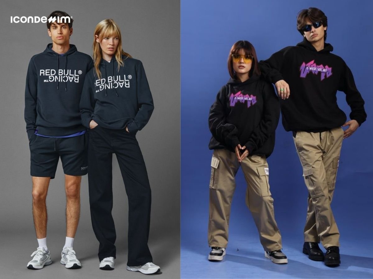 Phối đồ unisex với áo hoodie