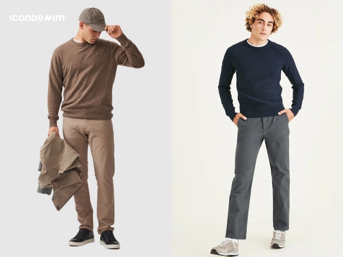 Phối đồ với áo sweater hợp hoàn cảnh