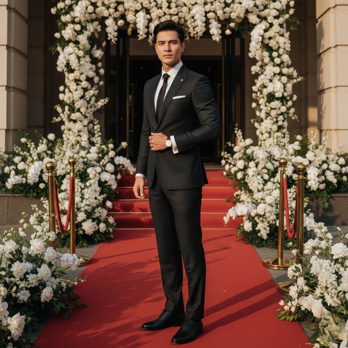 Phối outfit đám cưới tại nhà hàng